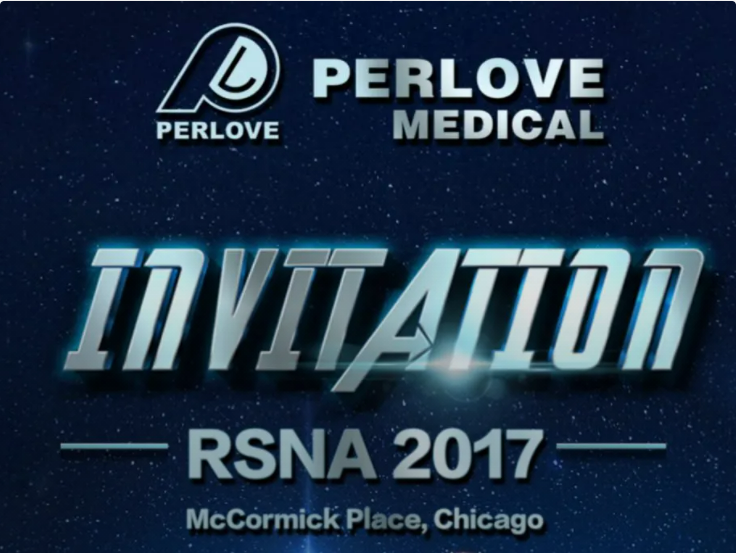 RSNA 2017(Perlove Booth No: 4015)