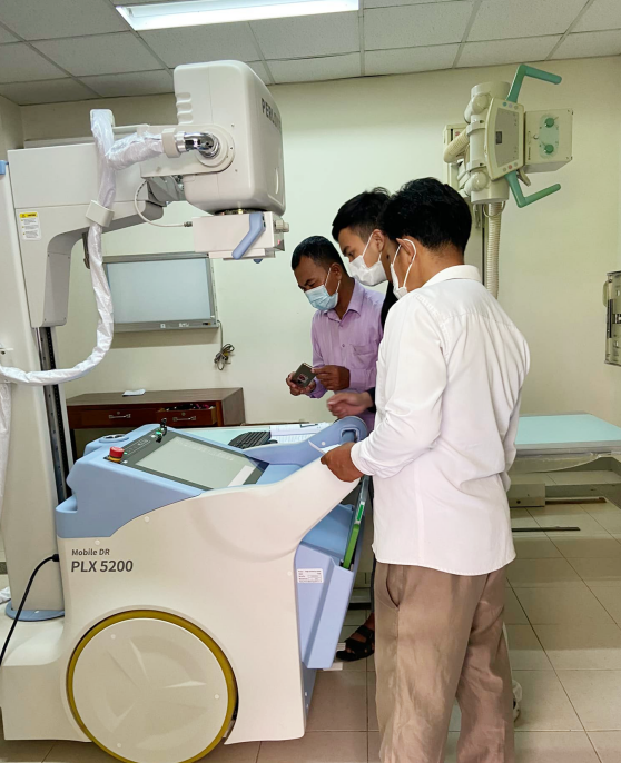 Congratulations! Our  Mobile DR PLX5200A finished installation well in Cambodia 