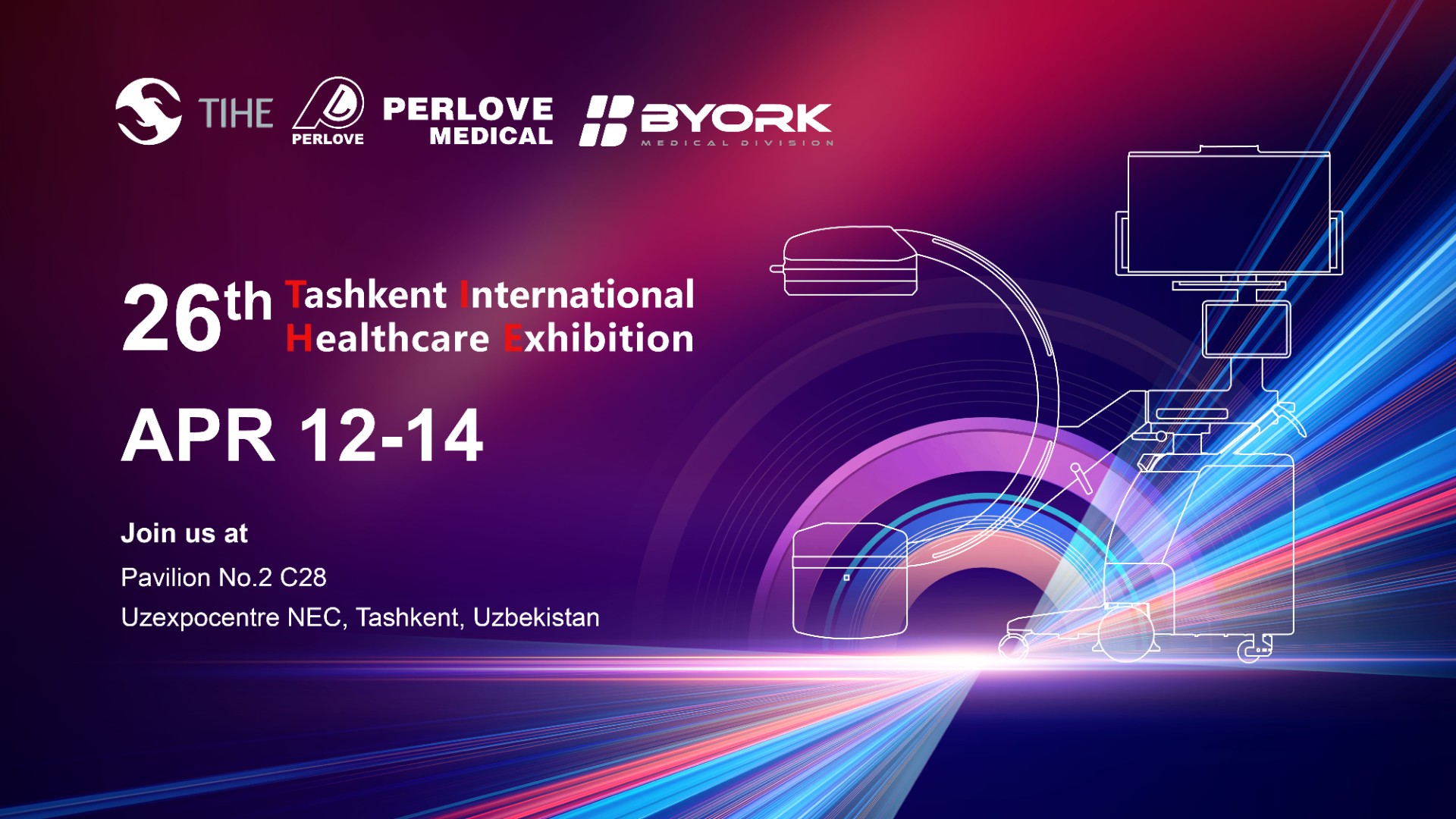 Join us at 26th Tashkent International Healthcare Exhibition – TIHE 2022