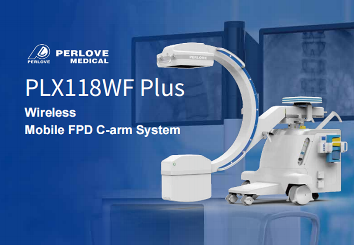 Expended FOV and wireless connection——Upgraded mobile FPD c-arm system PLX118WF PLUS