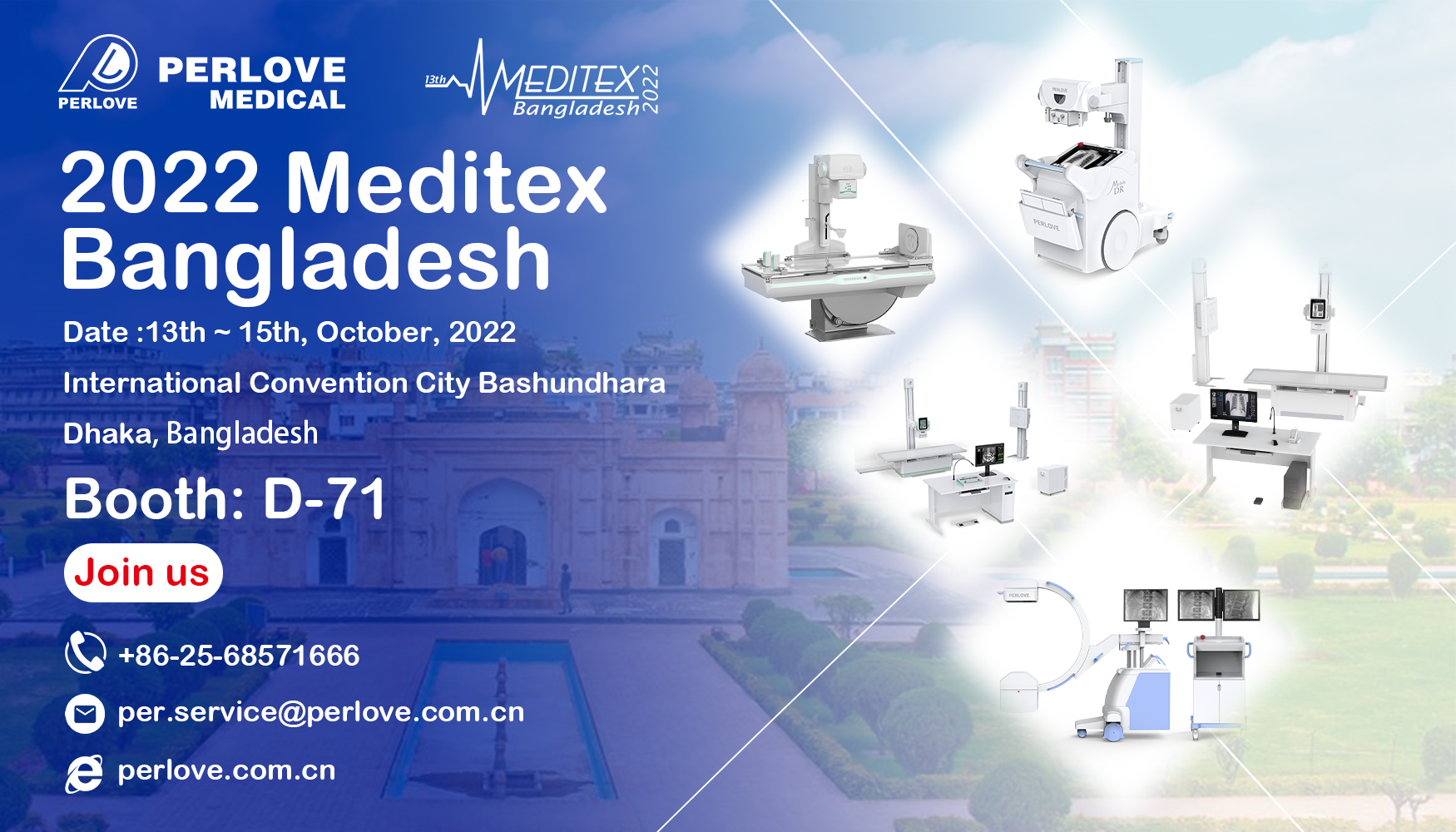 Kindly invite you to visit our MEDITEX Bangladesh