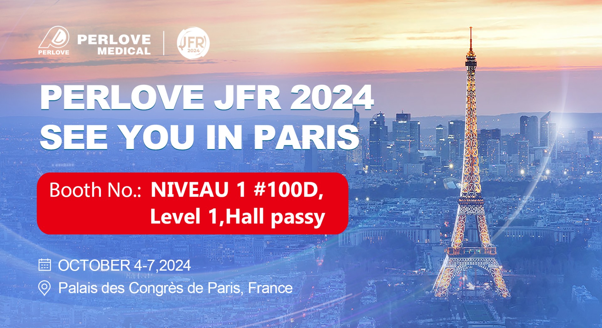 Join Perlove Medical at JFR 2024 !