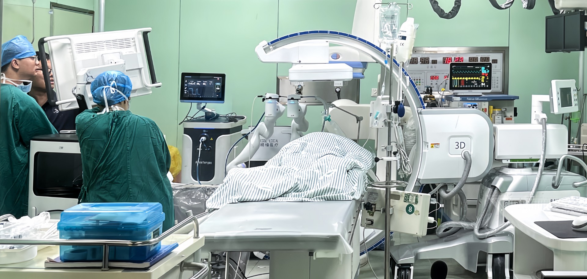 【Respiratory Interventions, 3D Imaging Guidance】3D C-Arm Assists in Minimally Invasive Diagnosis and Treatment of Pulmonary Nodules Under Robotic Navigation